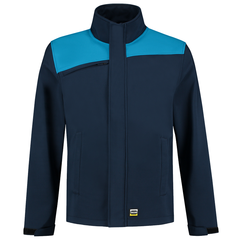 TRICORP Softshell Bicolor Naden - Ink-Turquoise