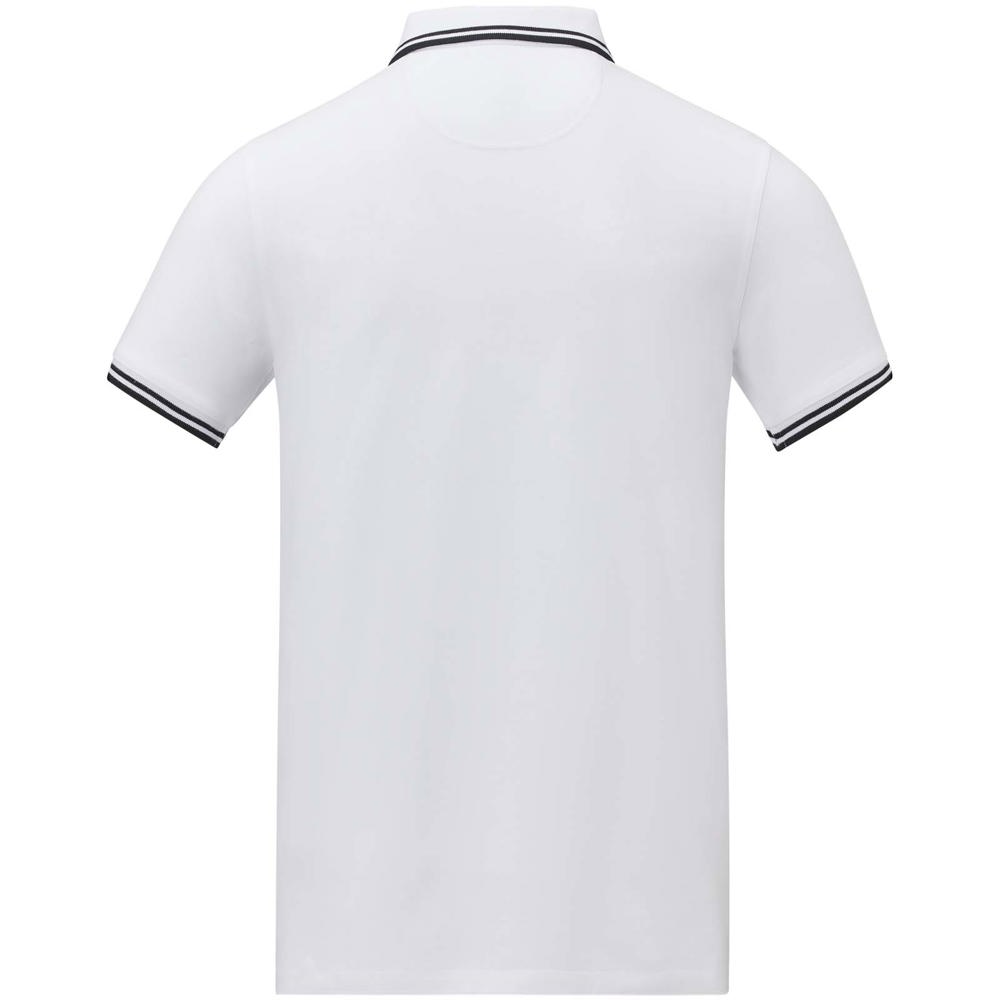 Amarago 200 g/m² tipping herenpolo met korte mouwen