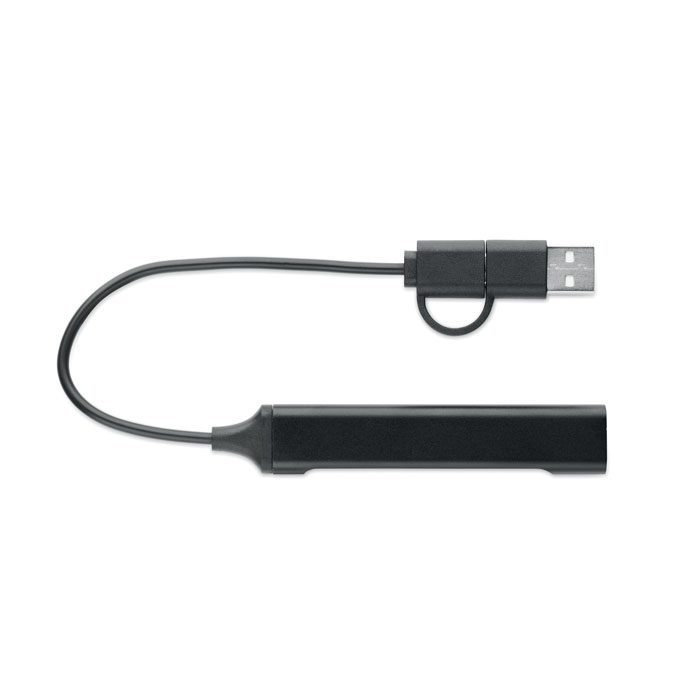 CURRENT - USB 4-poorts hub 19 cm