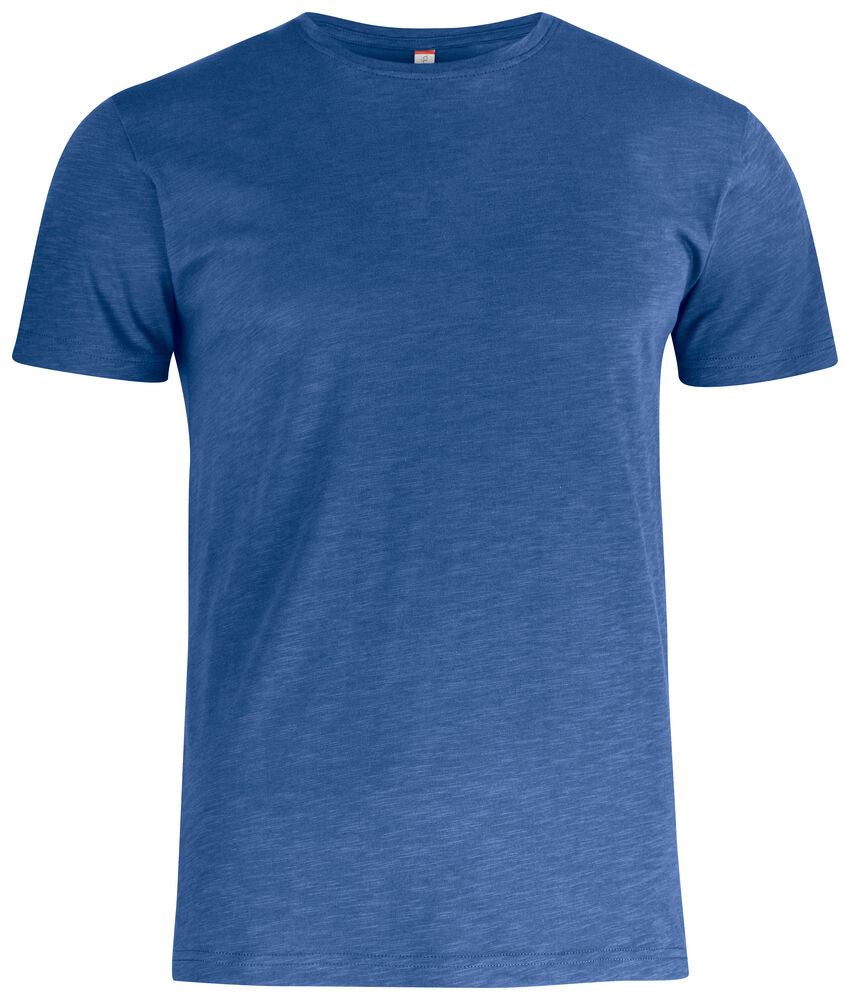 Clique - Slub-T - Blauw-Melange