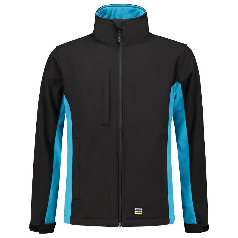 TRICORP Softshell Bicolor - Black-Turquoise