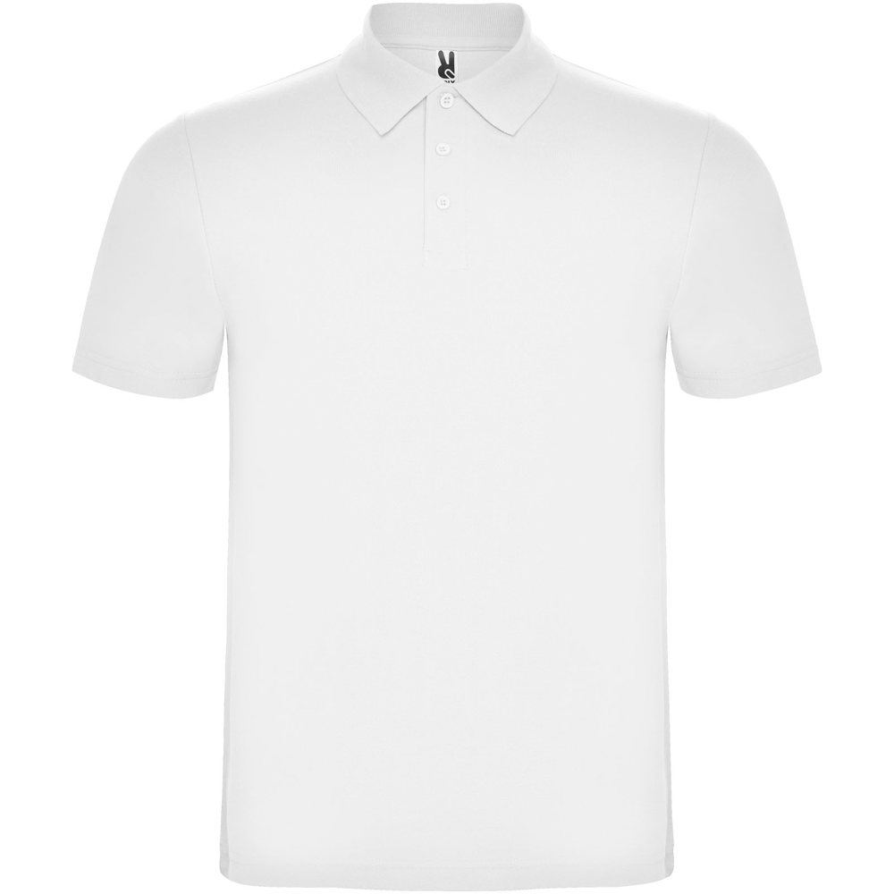 Austral 180 g/m² unisex polo met korte mouwen - Wit