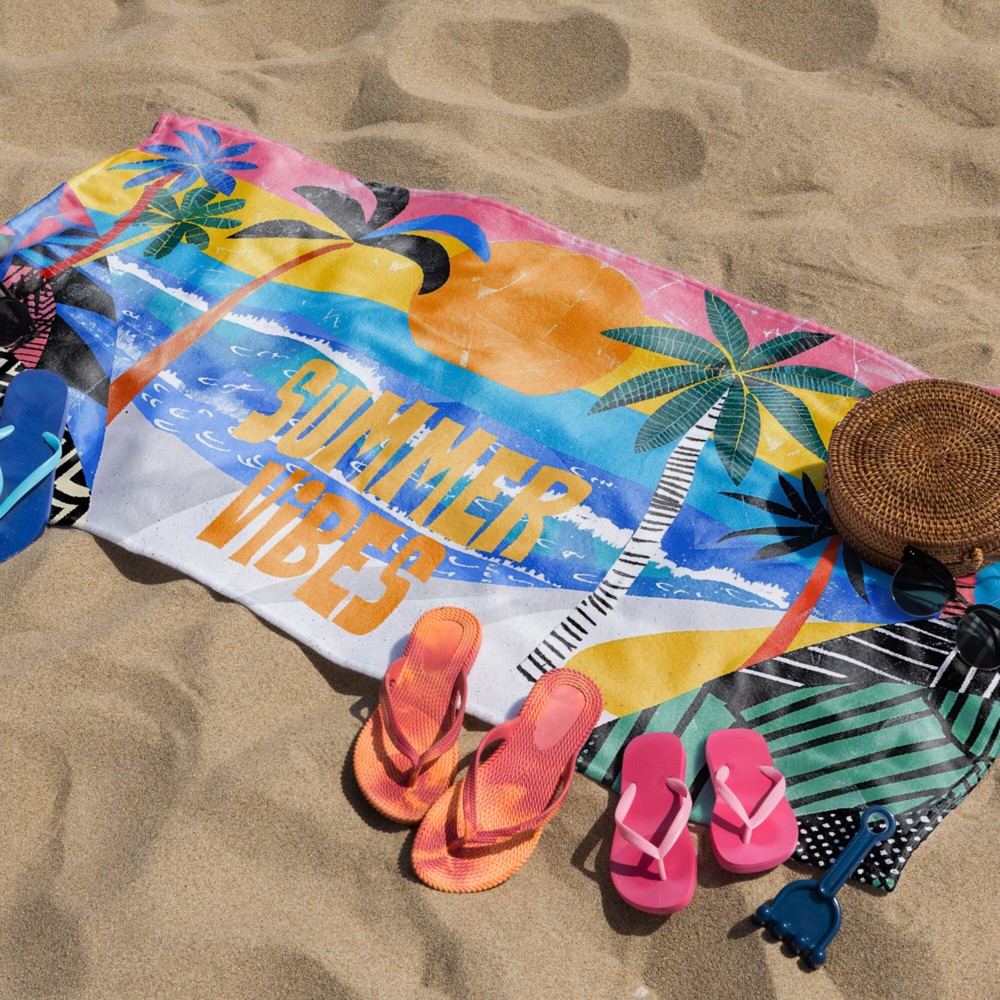 R-pet badstofhanddoek 70 x 140 cm (300 g/m²) sublimatie